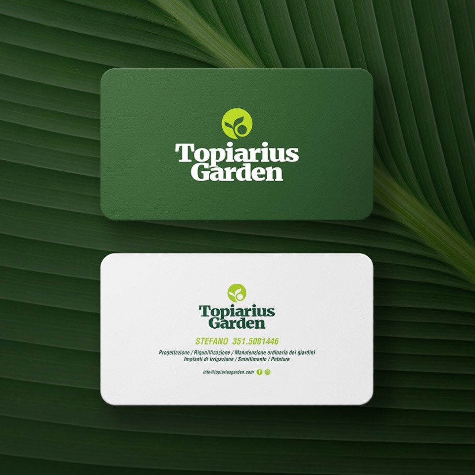 Business Card Topiarius Garden Business Card Topiarius Garden